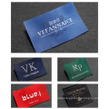 Custom wholesale iron on tagless neck brand fashion private woven garment clothing label